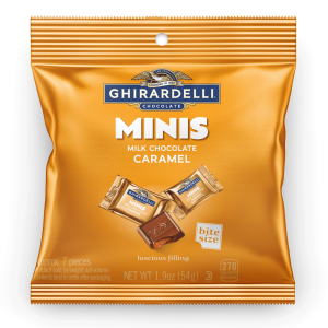 ghirardelli Milk Chocolate Caramel Minis Pouch