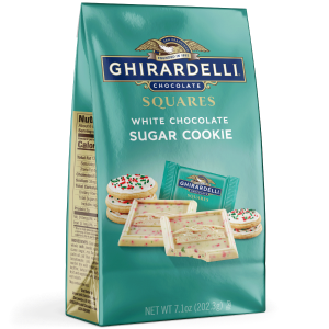 ghirardelli White Chocolate Sugar Cookie Squares 7.1 Oz Bag