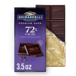 ghirardelli Premium Dark 72% Cacao Dark Chocolate Bar